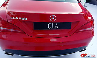 Mercedes Benz CLA Class Back View