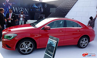 Mercedes Benz CLA Class at 2016 Jaipur Auto Expo