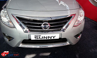 Nissan New Sunny at 2016 Jaipur Auto Expo